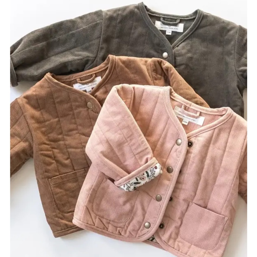 NWOT colored organics corduroy jacket